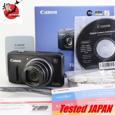 Canon PowerShot SX260HS 12,1 megapixel fotocamera digitale nera con scatola testata GIAPPONE top come nuova