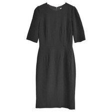 Dolce & Gabbana Black Crepe Shift Dress IT40/UK8