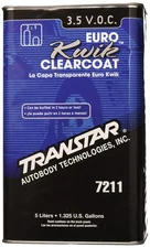 Euro KWIK Clearcoat, 5 Liter 7211 TRANSTAR 845505000366 Clears