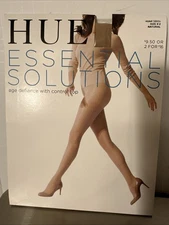 Hue Age Defiance Control Top Pantyhose Tights Natural Size 2 5992n