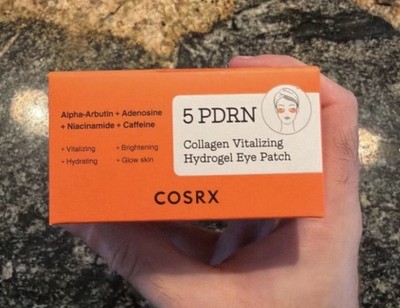 COSRX 5 PDRN Collagen Vitalizing Hydrogel Eye Patch Niacinamide Brightening