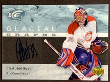 2007/08 Upper Deck Ice Cristobal Huey Glacial Graphs Auto #GG-CH