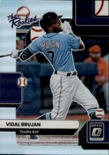 2022 Panini Donruss Optic - The Rookies Vidal Brujan #TR-7 (RC) Silver Prizm
