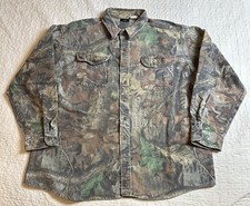 Vintage Redhead 2XL Chamois Camo Long Sleeve Shirt USA Made