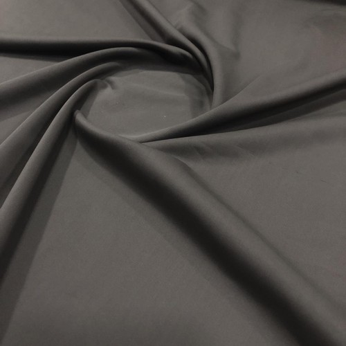 Tela de spandex poliéster mate gris plomo sólido reciclado 4 vías elástica 60" ♻️ - Imagen 4 de 9