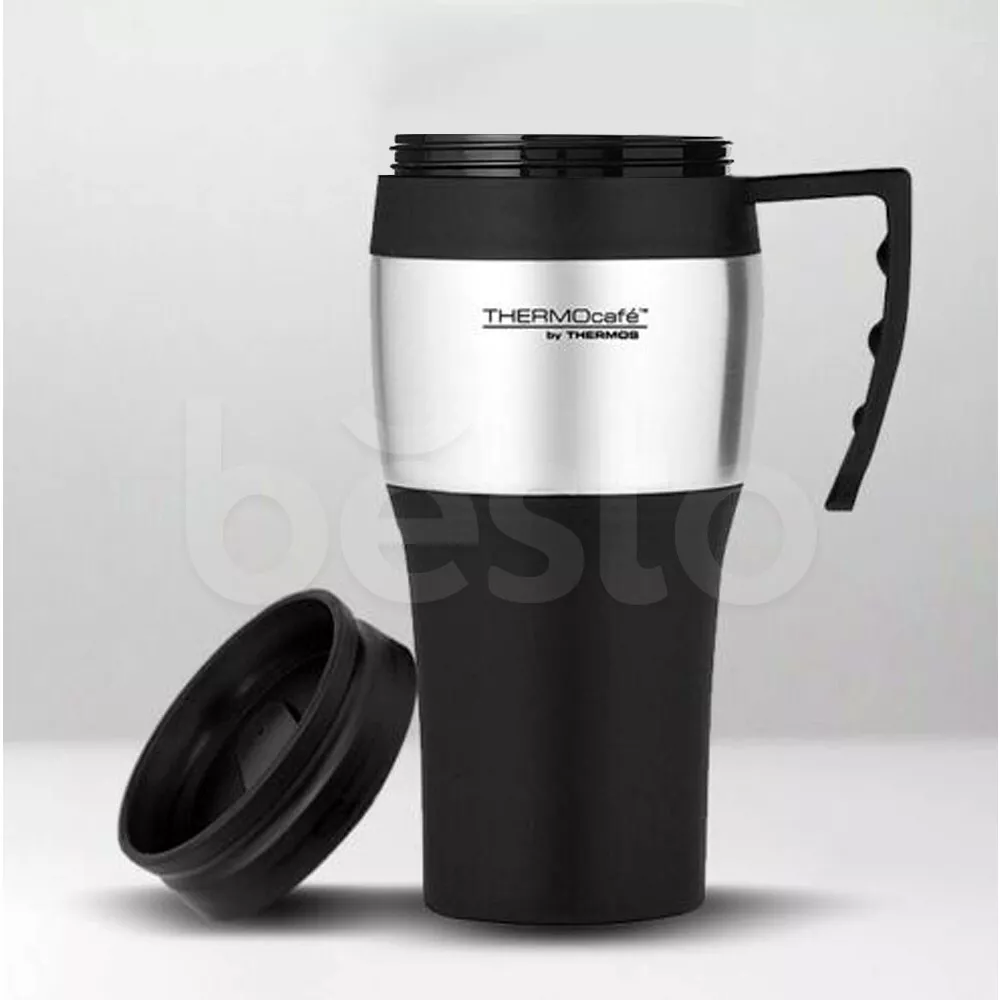 Thermos Travel Mug 400ML Thermal Cup Flask Hot Warm Coffee Tea Outdoor  Holder