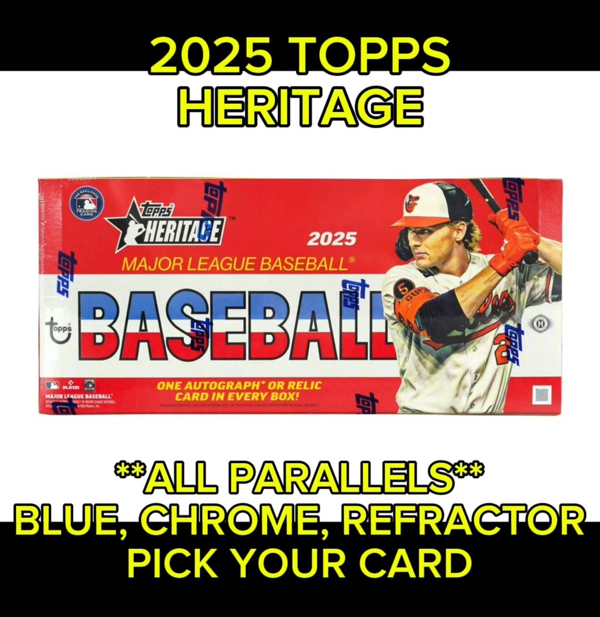 2025 Topps Heritage - High Number SP JJ Bleday #421 Chrome