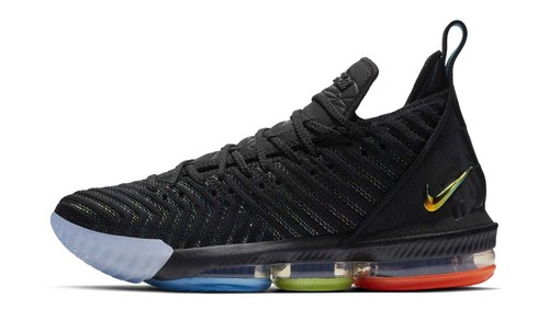 Nike LeBron 16 XVI I Promise Size 16. AO2588-004. Black Multi Color - Picture 2 of 6