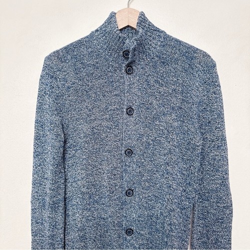 Cárdigan Banana Republic Para Hombres Xsmall Mezcla de Lino Mármol Botón - Imagen 5 de 13
