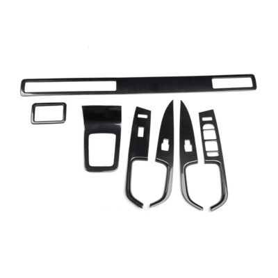 Interior Ful Complete Cover Trim 7PCS For Volvo S80 2009-2015 Carbon Fiber abs