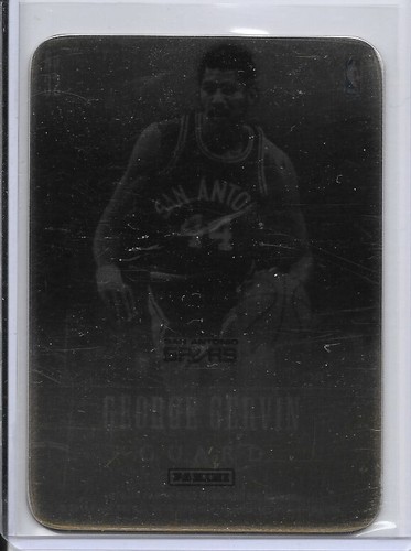 2013-14 George Gervin Insert Metal GS Basketball Card #32 San Antonio Spurs - Picture 2 of 2