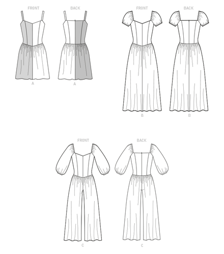 McCall's Easy SEWING PATTERN M8209 Misses/Womens Dresses & Jumpsuit - Picture 6 of 7