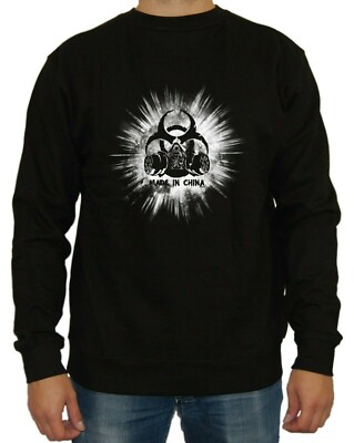 Made in China M1 Sweater Fun Horror Zombie Verschwörung Survival C19 Corona
