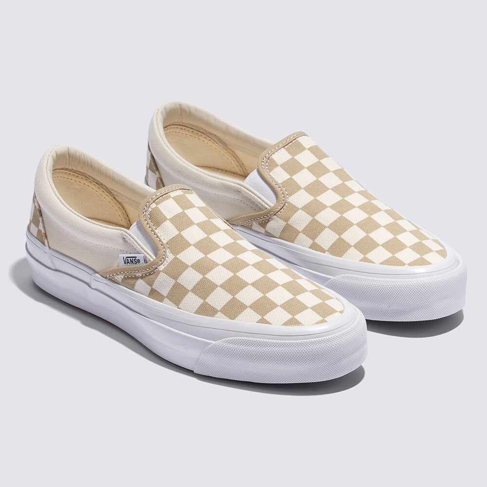 Vans Premium Checkerboard Slip-On 98 Sneakers Eucalyptus