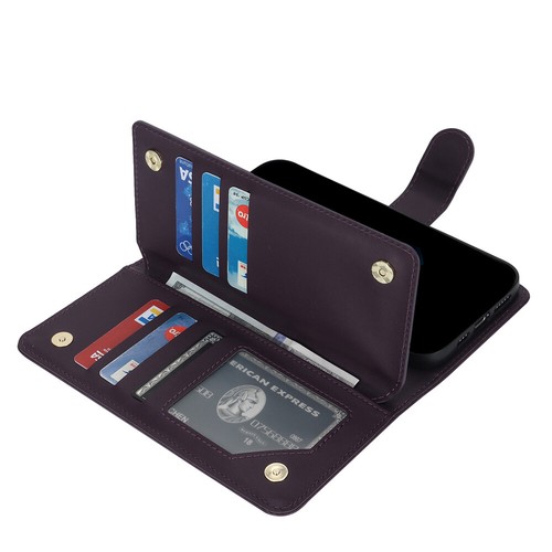 Etui na Samsung S25 S24 S23 S22 S21 Ultra Plus Portfel Karty Skóra Cover - Zdjęcie 11 z 100