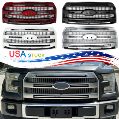 For 2015 2016 2017 Ford F-150 F150 FL3Z8200MA Front Bumper Grille Upper Grill US