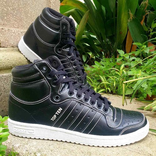 Scarpe uomo ADIDAS TOP TEN collo alto nero | eBay