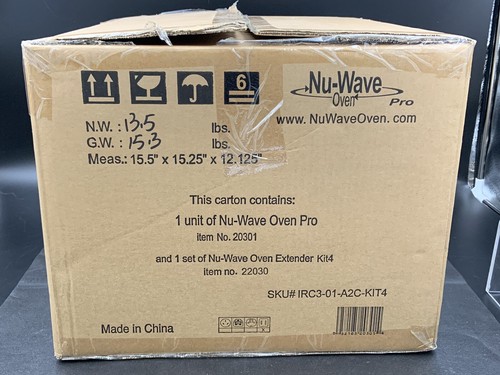 NuWave Pro Infrared Oven Extender Ring Model 20301 Blue White Digital NIB NOS - Picture 2 of 6