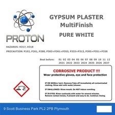 Snow White Gypsum Plaster Multi Finish Repair Filler Reinforced With Polymers