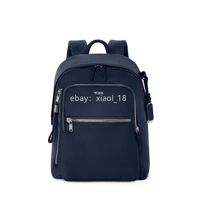 TUMI★レディース VOYAGEUR HALSEY バックバック_0196601DGLD TUMI Voyageur Halsey Backpack Women Black Blue Outlet Zip
