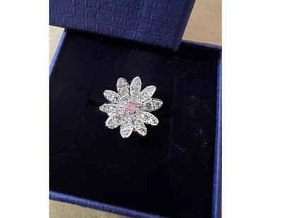 Swarovski Eternal Flower ring Size 58 Flower Pink Mixed metal