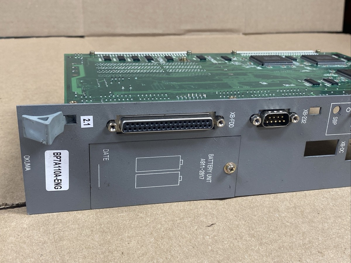 OKUMA E4809-770-110-G UCMB+F Board A911-2801 E4809-436-091-B A911