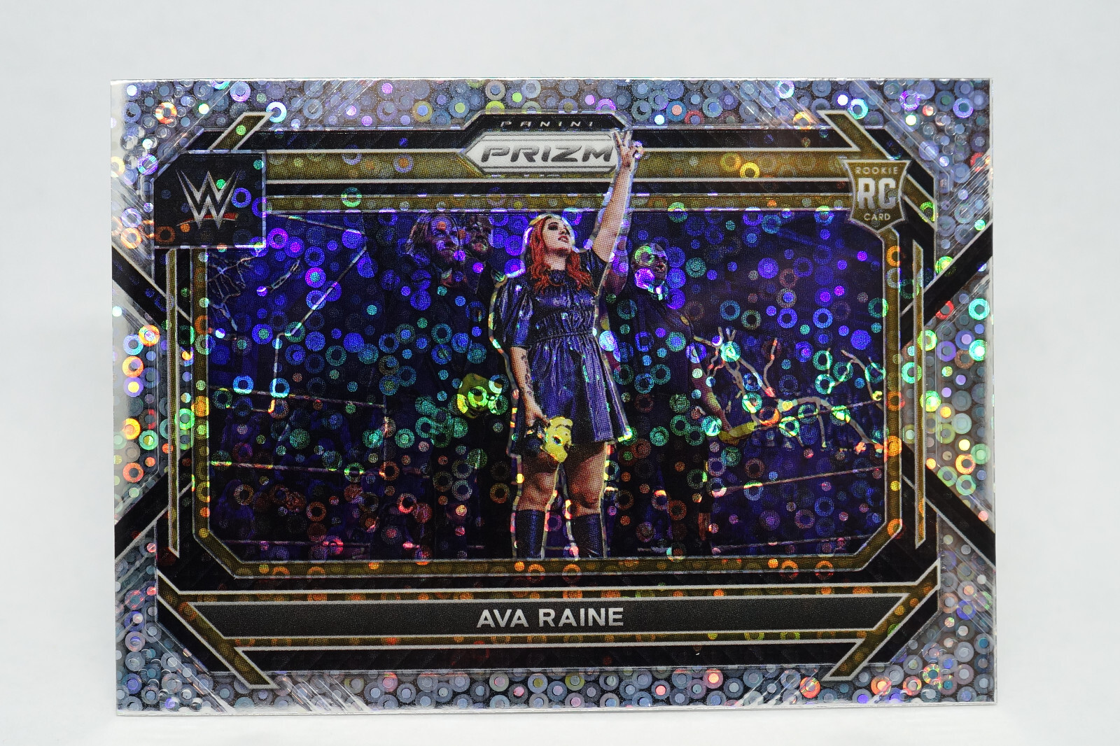 Ava Raine 2023 Prizm WWE Undercard Disco Prizm Parallel Rookie #56 NXT INVEST