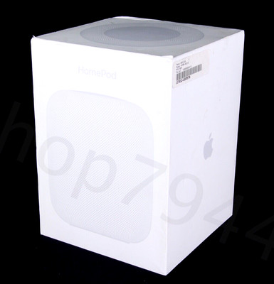 APPLE HomePod A1639 Voice Enabled Smart Speaker White in Original Box Used Gift