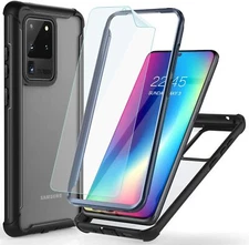 Samsung Galaxy S20 Ultra Case Full Body Rugged Heavy Duty Clear Bumper Case with