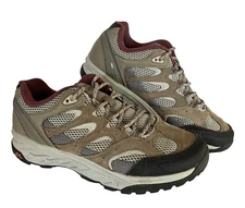 Hi-Tec Apex Tan Hiking Shoes Womens Size 8.5 MD Traction IShield Arch Support