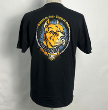 Loser Machine Men's T-Shirt On Guard Black Size L NWT Dog