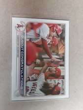 2022 Topps Series 2 Los Angeles Angels Dugout Congratulations TC Ohtani #416