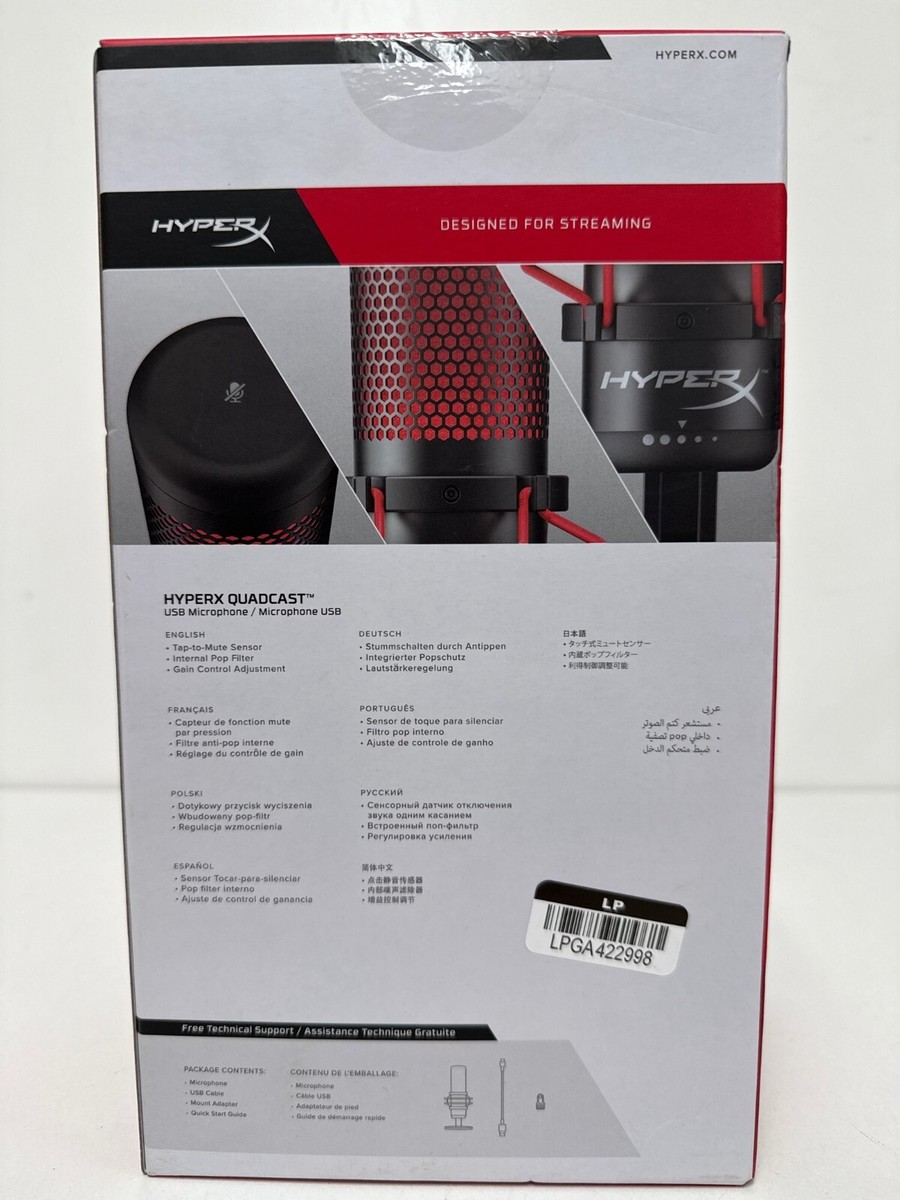 PC周辺機器 Kingston - HyperX QuadCast Amazon.co.jp: HyperX QuadCast スタンドアロンマイク