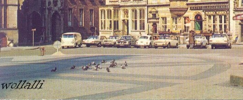 Rarität PKW VW Karman Ghia VW Bus Simca Opel Rekord Bremen 60er Rats-Apotheke - Bild 2 von 4