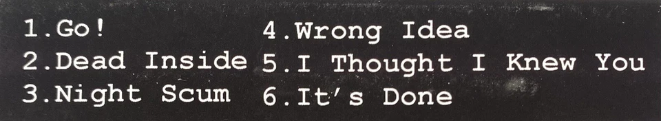 ABJECTION - 2017 DEMO CASSETTE TAPE LOS ANGELES HARDCORE PUNK EXIT ORDER VOESTEK - Image 3 of 4