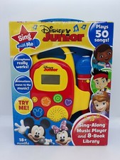 NEW Disney Junior Sing With Me Sing Along Music Player  8 Book Library