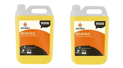 Selden Selscale Acidic Concrete Cleaner & Descaler (2 x 5 Litre)