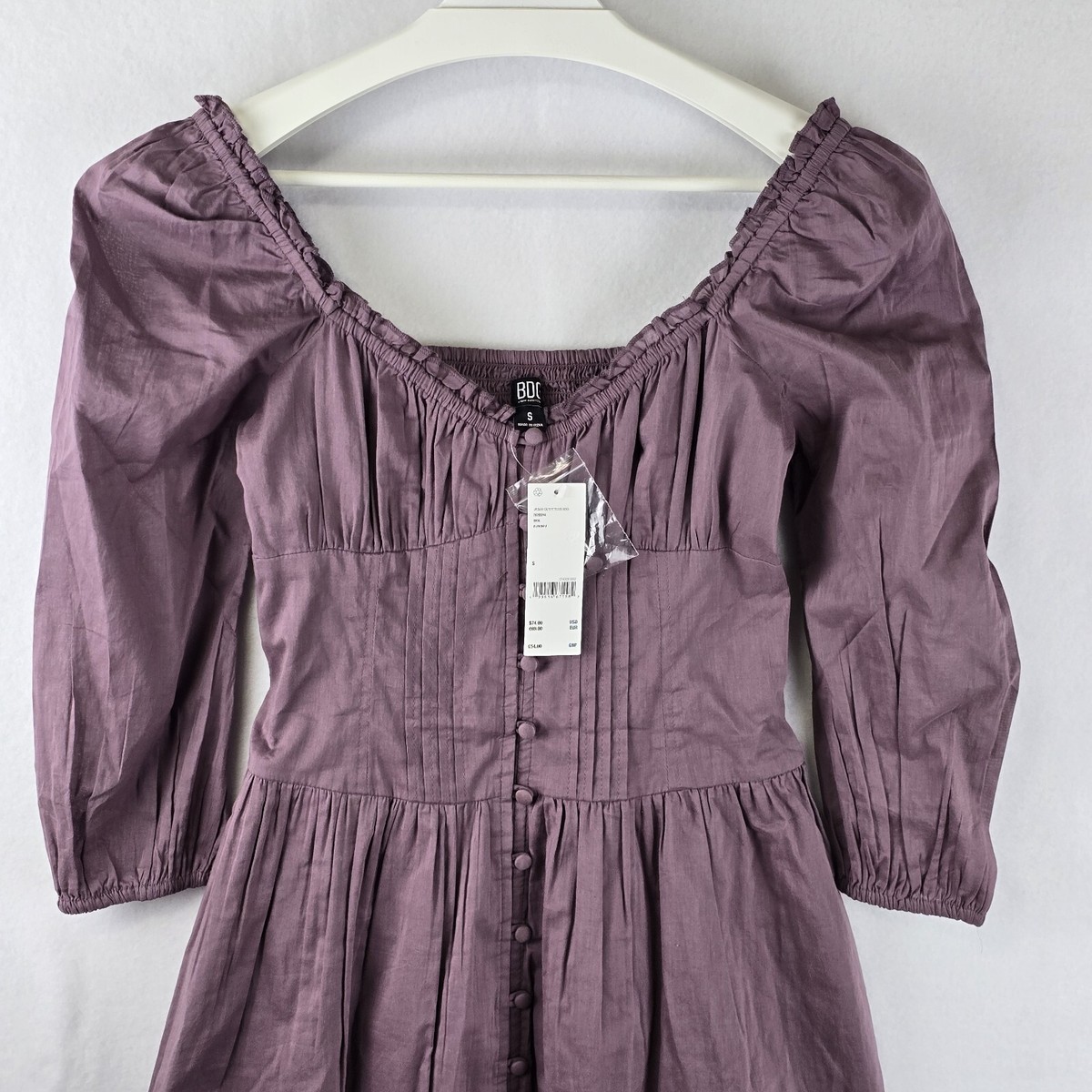 $74 BDG Urban Outfitters Lydia Corset Fit Flare Mini Dress S