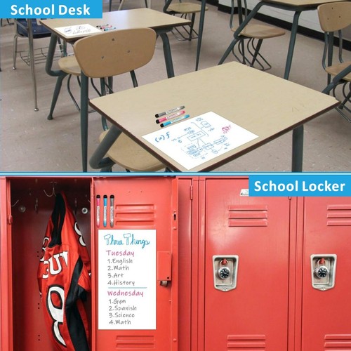 Magnetic Whiteboard Sticker Self-Adhesive Dry Erase Notice Board Home & Office - Picture 15 of 22