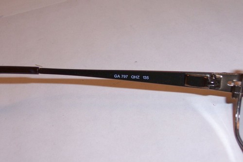 NEW Giorgio Armani EYEGLASSES GA 797 QHZ BRONZE 52mm RX AUTHENTIC - Picture 7 of 8
