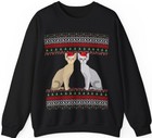Cornish Rex Christmas Sweater Gift Rex Cat Mom or Dad Ugly Holiday Sweatshirt