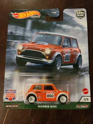 Hot Wheels 2020 Car Culture British Horsepower Morris Mini Orange