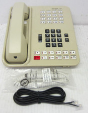 Vodavi Sp-61612-44 Starplus Analog Enhanced Phone Ash Refurbished Cracked