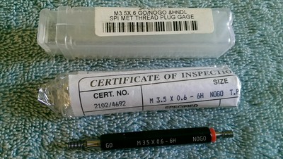 SPI Plug Thread Gage M3 5X0.6-6H