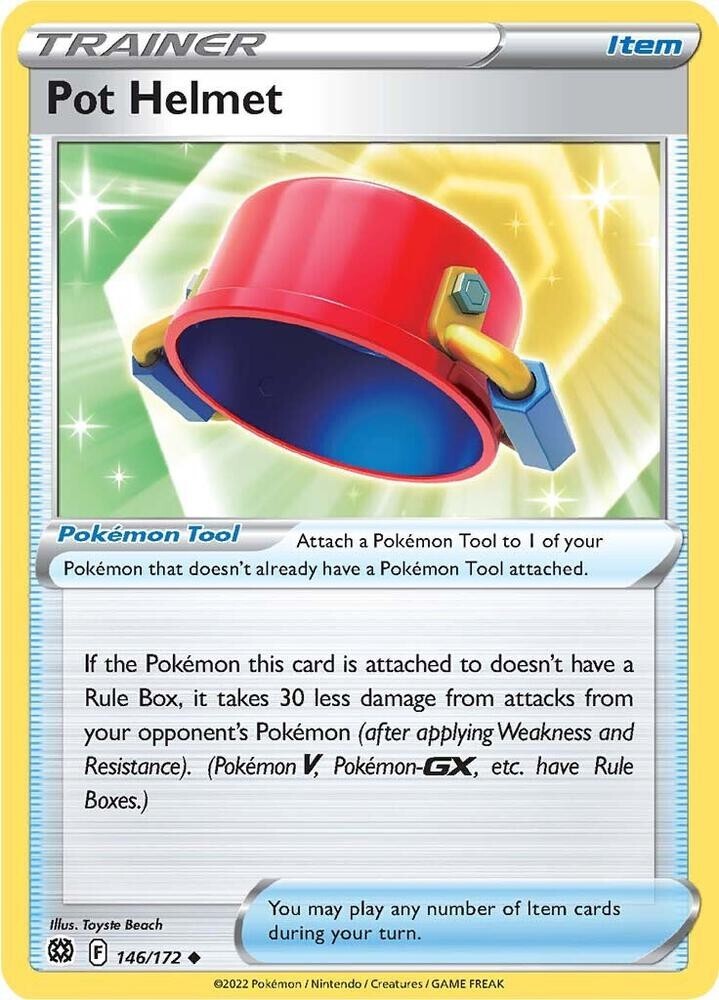 Pokémon TCG Pot Helmet Brilliant Stars 146/172 Trainer Item