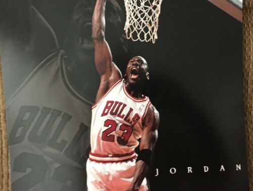 RARO MICHAEL JORDAN TAMAÑO DE PUERTA 1997 40"" x 16"" Off NBA Lics Prod Costacos Bros 8364 - Imagen 3 de 12