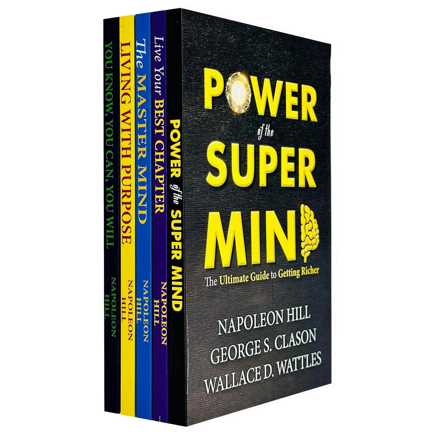 Napoleon Hill Unisex Living The Hill Way Collection 5 Books Set By (Power Of The Super Mind) - Image 3