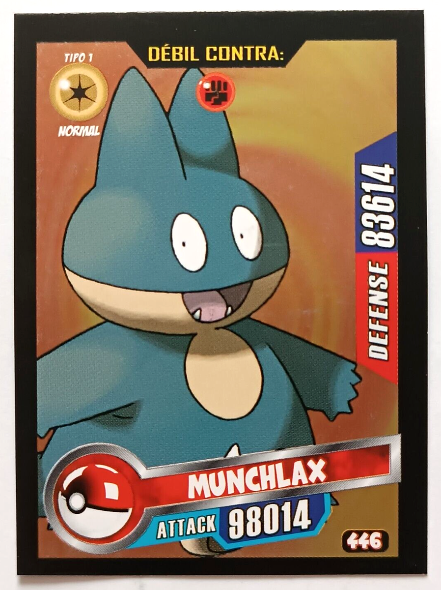 munchlax pokemon card Zukan Carddass 280 Holo Advanced NM-EX Japanese Colorless Ability Baby Evolution Once during your turn (before your attack) 2009 Pokemon Japanese Playing Cards