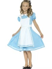 Alice In Wonderland Princess Storybook Girls Child Costume Medium, Halloween