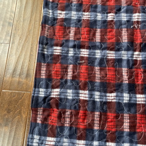 Brandneu Fertig Hausgemacht Block Quilt 36X46" 2 Schichten Maschine Genäht Q6 - Bild 16 von 19